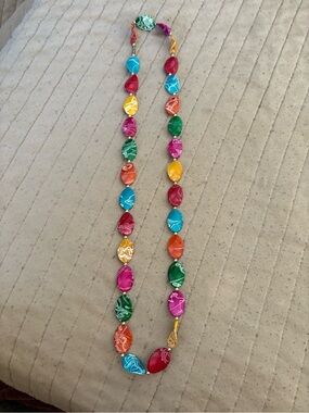 Nepali Colorful Multicolor Bead Statement Necklace